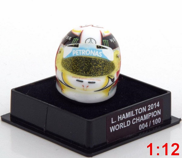 Модель 1:12 Mercedes Helm Weltmeister 2014 Hamilton World Champions Collection (L.E.100pcs)